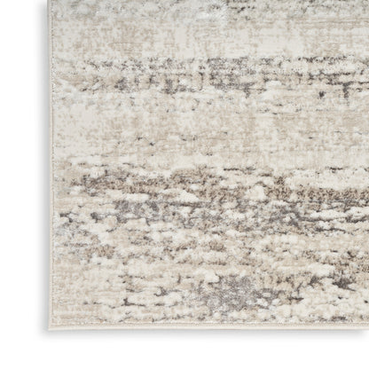 Nourison Home Glitz  Cream Grey  Contemporary