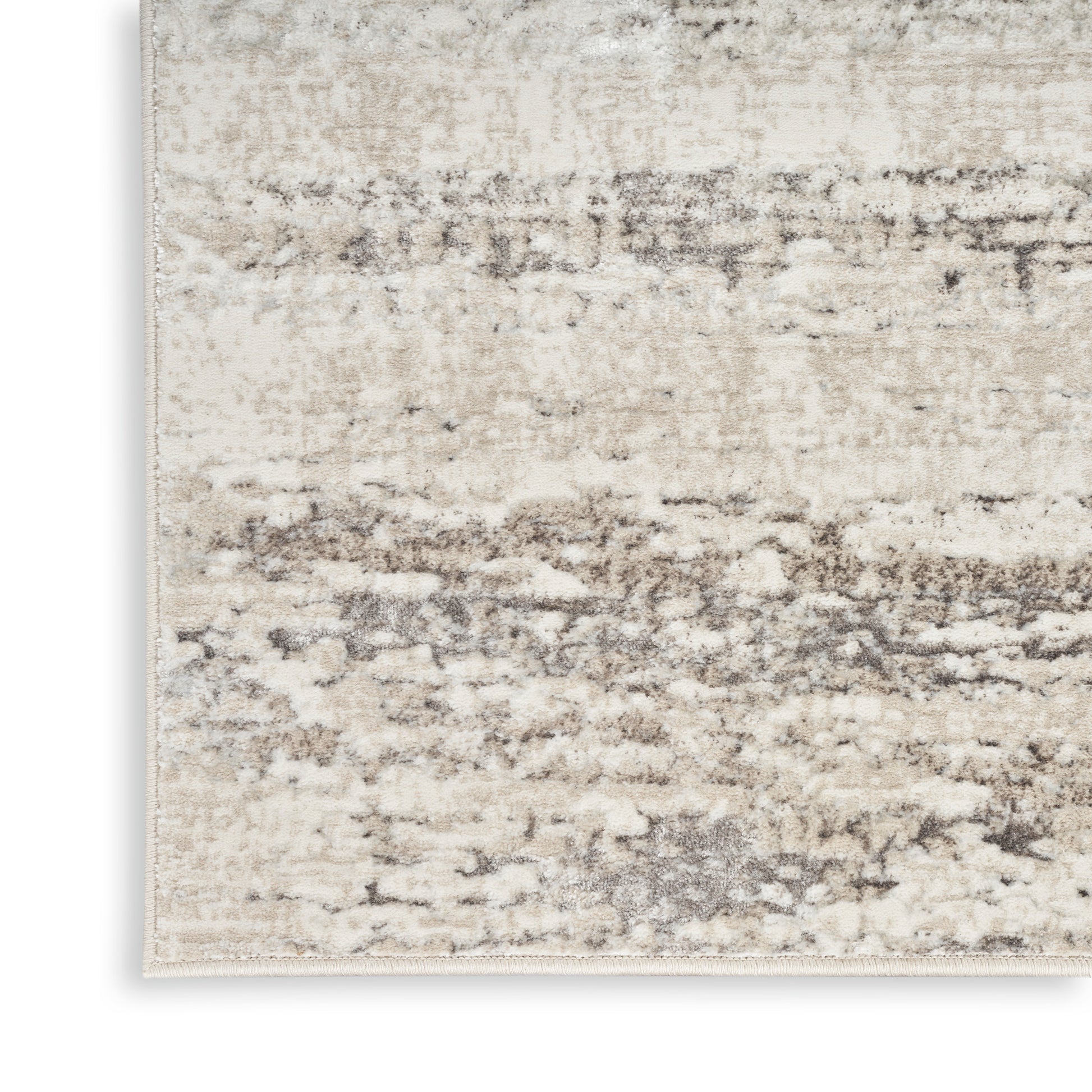 Nourison Home Glitz  Cream Grey  Contemporary