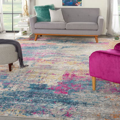 Nourison Home Passion  Ivory Multicolor  Contemporary