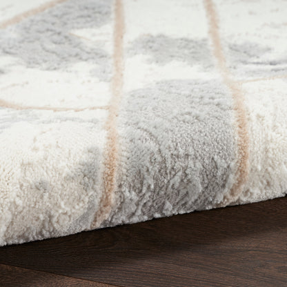 Nourison Home Elation  Ivory Grey  Contemporary