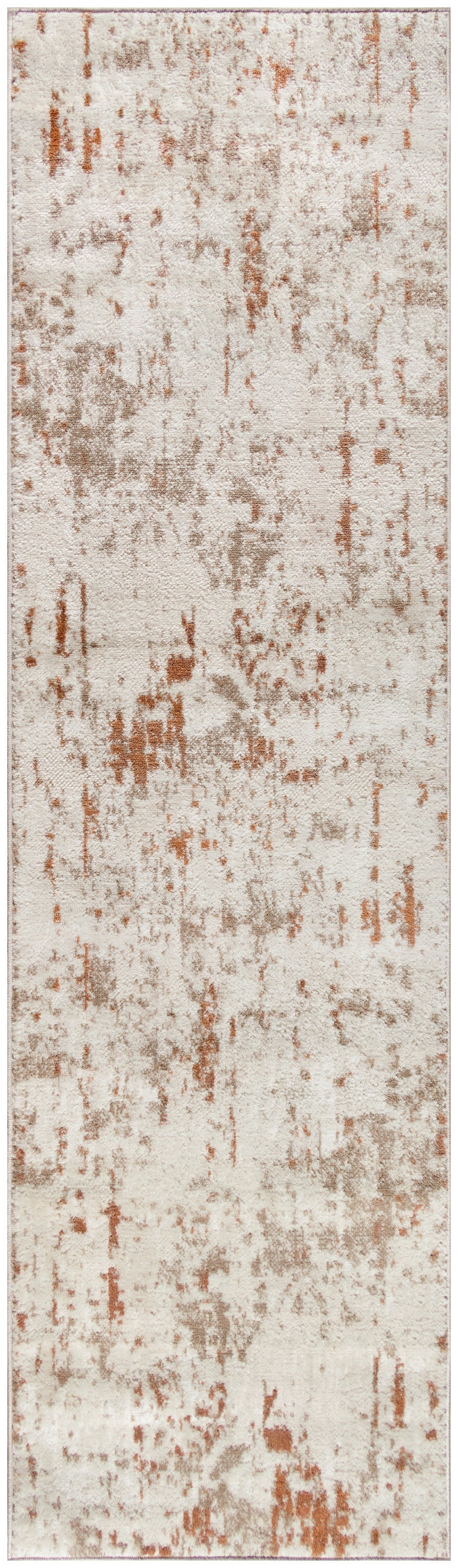 Nourison Home Quarry QUA01 Ivory Rust Contemporary Power-loomed Rug