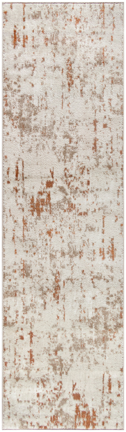 Nourison Home Quarry QUA01 Ivory Rust Contemporary Power-loomed Rug