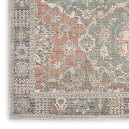 Nourison Home Parisa  Grey Multicolor  Transitional