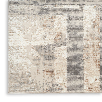 Nourison Home Sustainable Trends  Ivory Multicolor  Contemporary