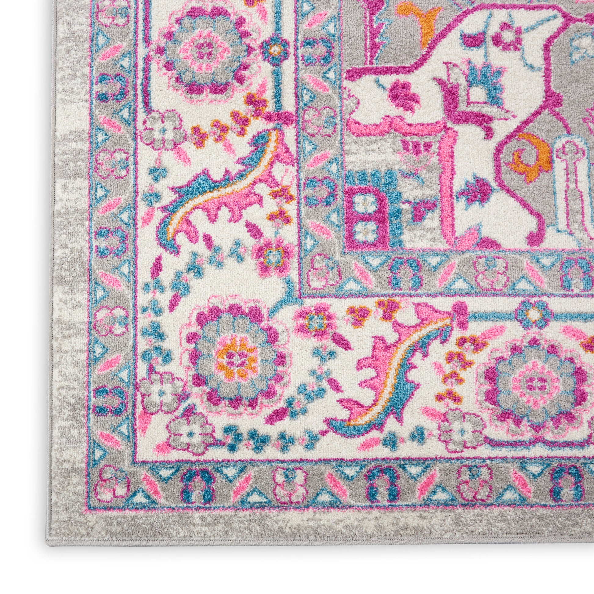 Nourison Home Passion  Light Grey Pink  Transitional