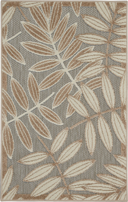 Nourison Home Aloha ALH18 Natural Contemporary Power-loomed Rugs