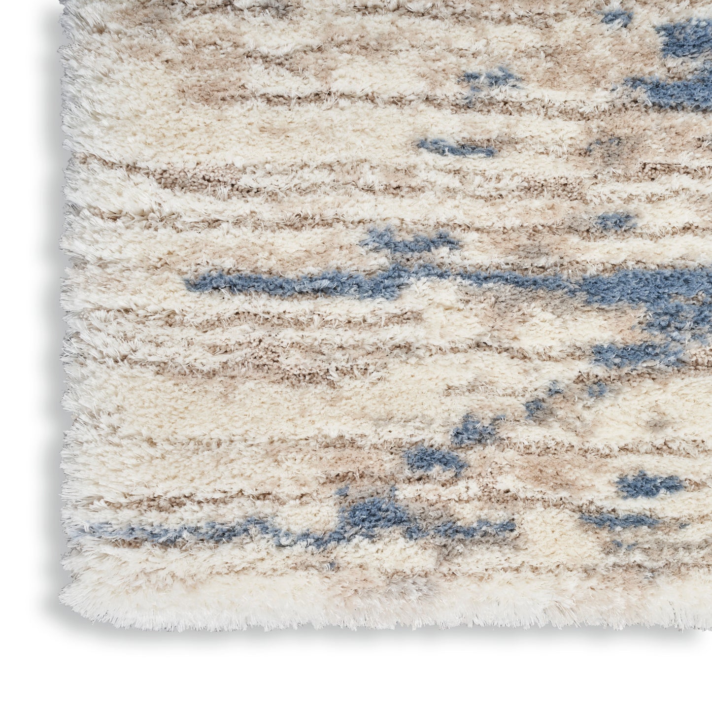 Nourison Home Dreamy Shag  Light Blue Grey  Contemporary