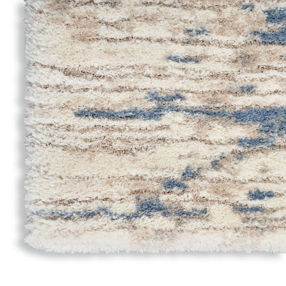 Nourison Home Dreamy Shag  Light Blue Grey  Contemporary