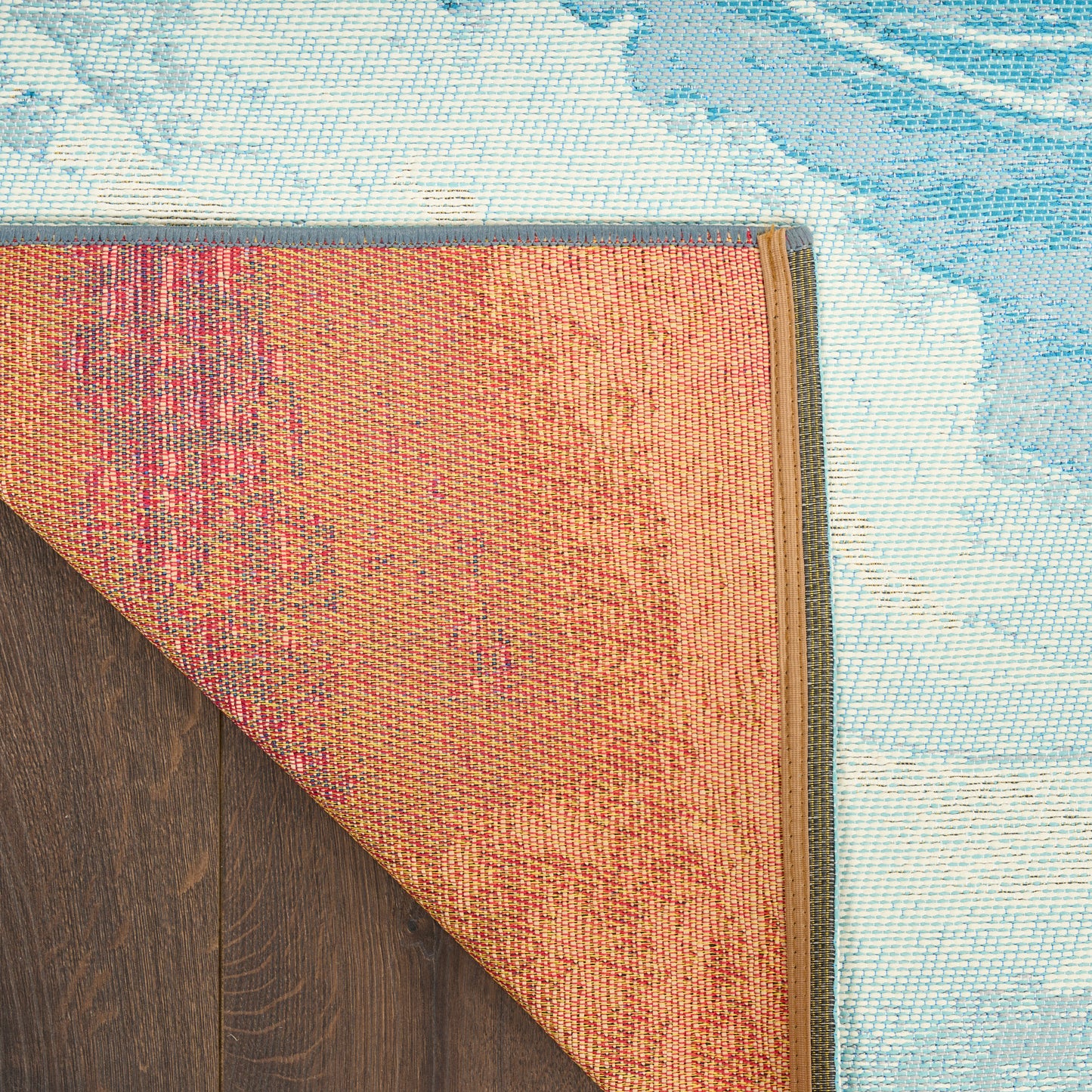 Nourison Home Color Splash  Ivory Blue  Contemporary