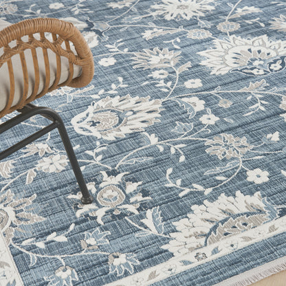 Nourison Home Lennox  Blue Ivory  Transitional