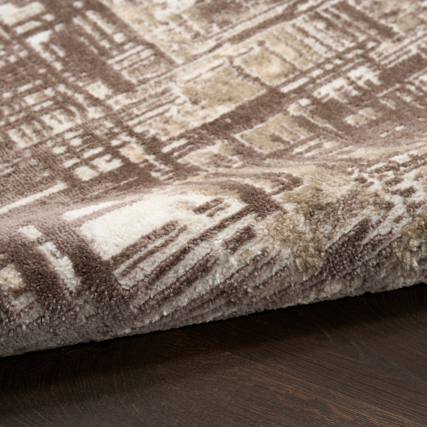 Nourison Home Dekor  Brown  Contemporary