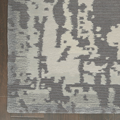 Nourison Home Symmetry  Grey Beige  Contemporary