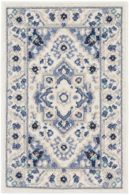 Nourison Home Passion PSN33 Ivory Grey Traditional Power-loomed Rugs
