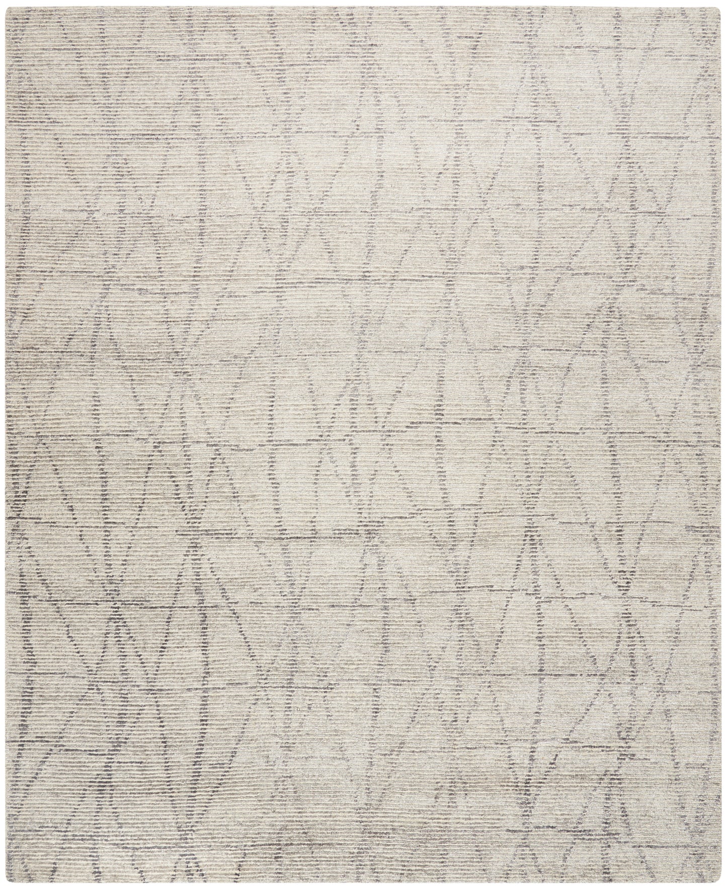 Nourison Home Ellora ELL02 Stone Contemporary Knotted Rug