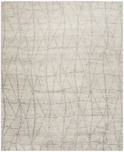 Nourison Home Ellora ELL02 Stone Contemporary Knotted Rug