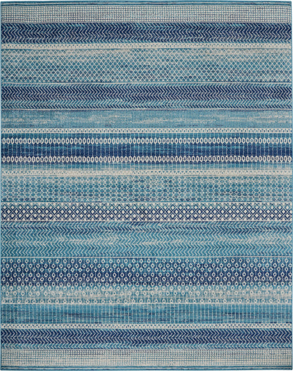 Nourison Home Passion PSN26 Navy Blue Contemporary Power-loomed Rugs