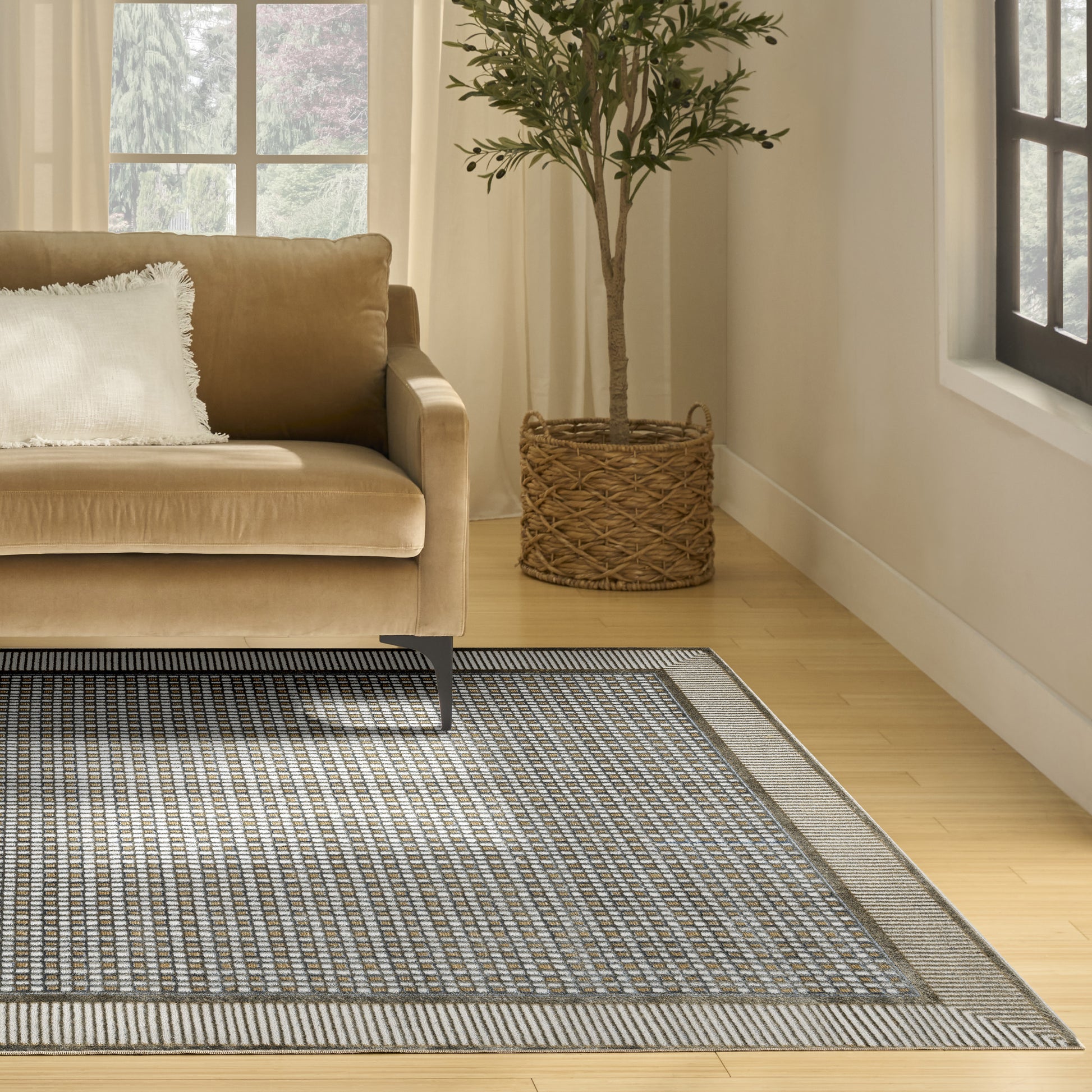 Nourison Home Nordic  Multicolor  Contemporary