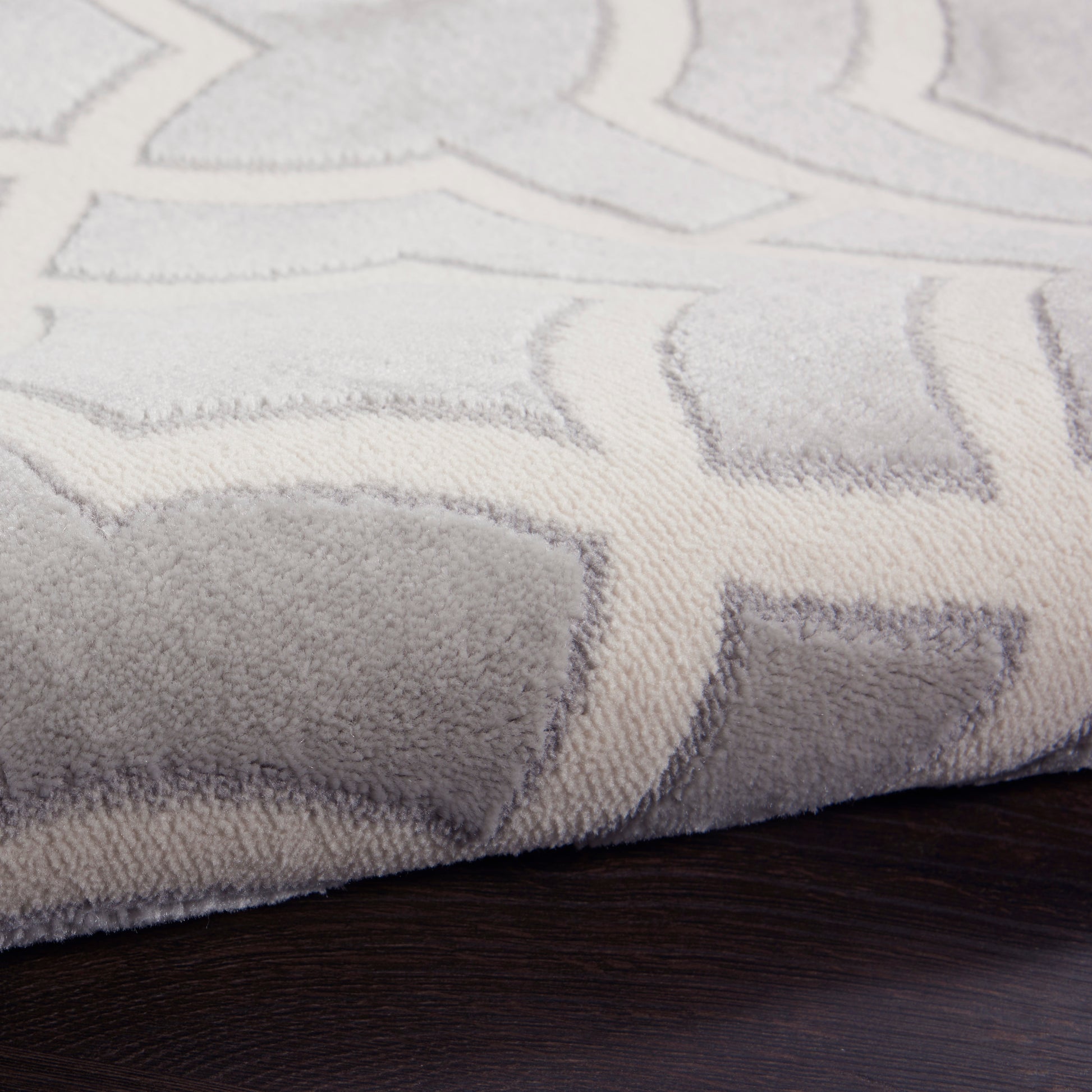 Nourison Home Joli  Grey White  Contemporary