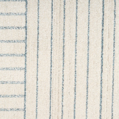 Nourison Home Washable Decor  Cream Blue  Contemporary