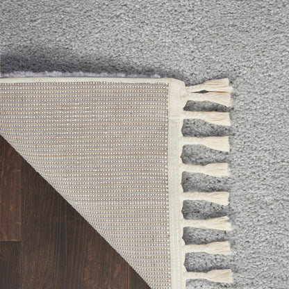 Nourison Home Serenity Shag  Light Grey  