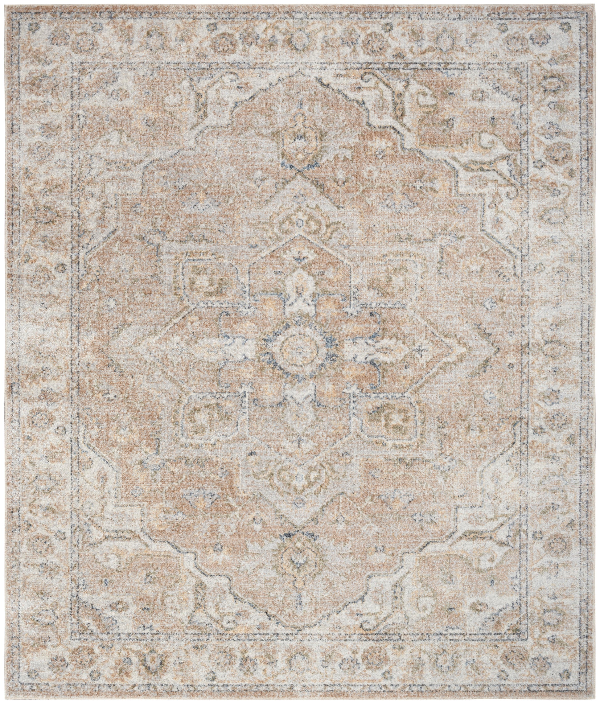 Nourison Home Astra Machine Washable  Beige  Traditional