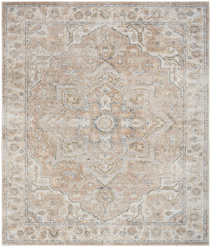 Nourison Home Astra Machine Washable  Beige  Traditional