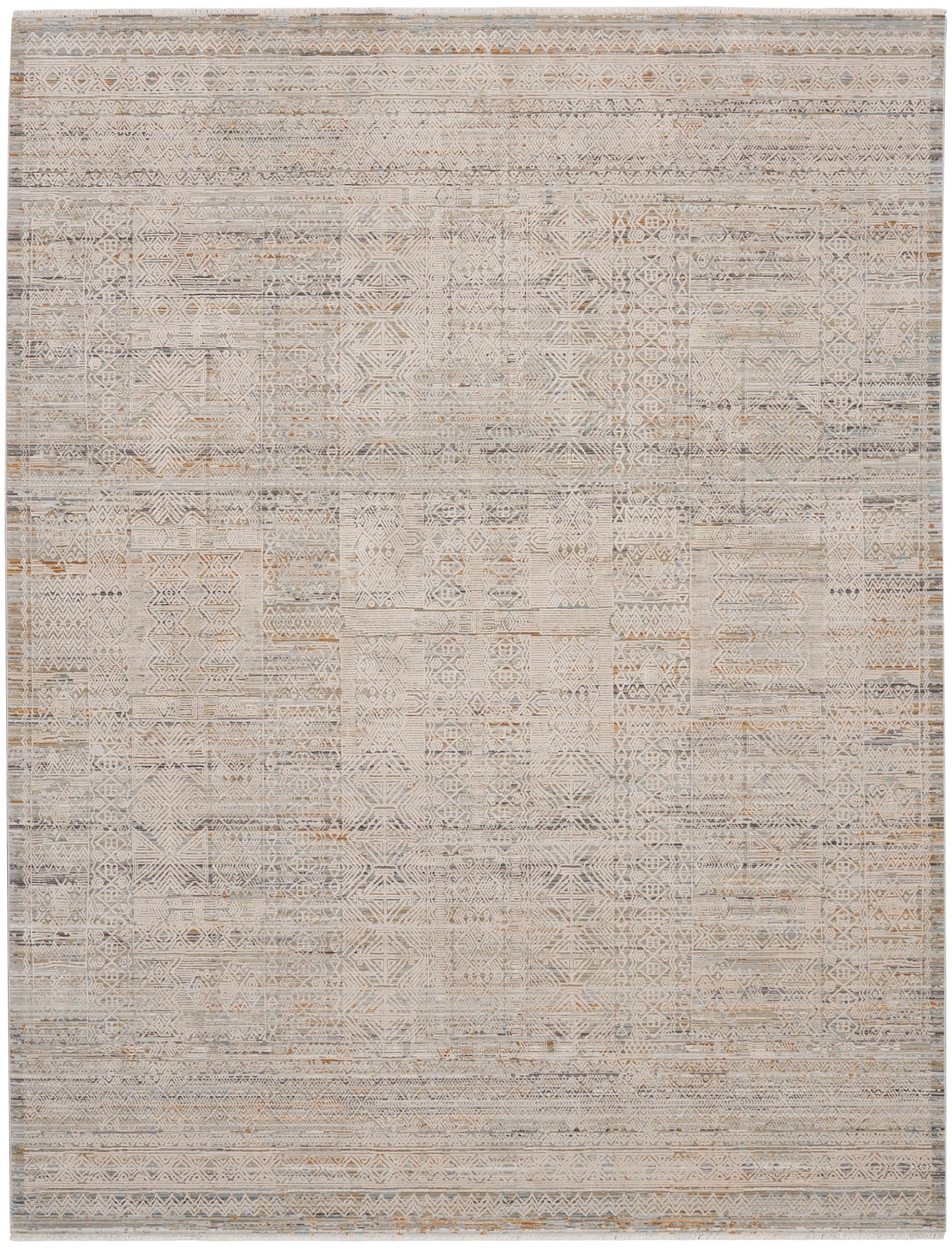 Nourison Home Lynx LNX06 Ivory Multicolor Transitional Power-loomed Rug