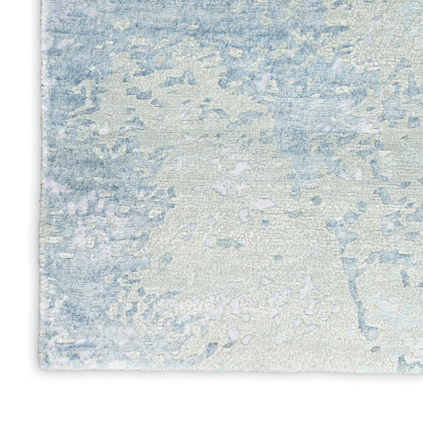 Nourison Home Silk Shadows  Blue Green  Contemporary