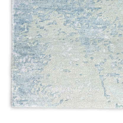 Nourison Home Silk Shadows  Blue Green  Contemporary