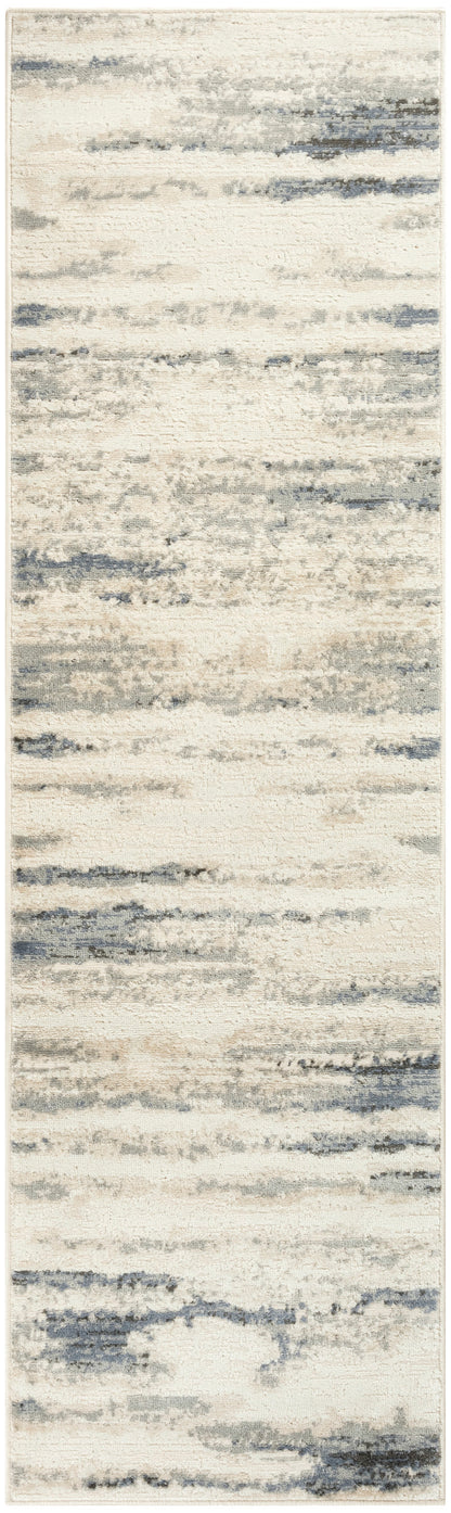 Nourison Home Serenity Home SRH12 Blue Multicolor Contemporary Loom-woven Rug