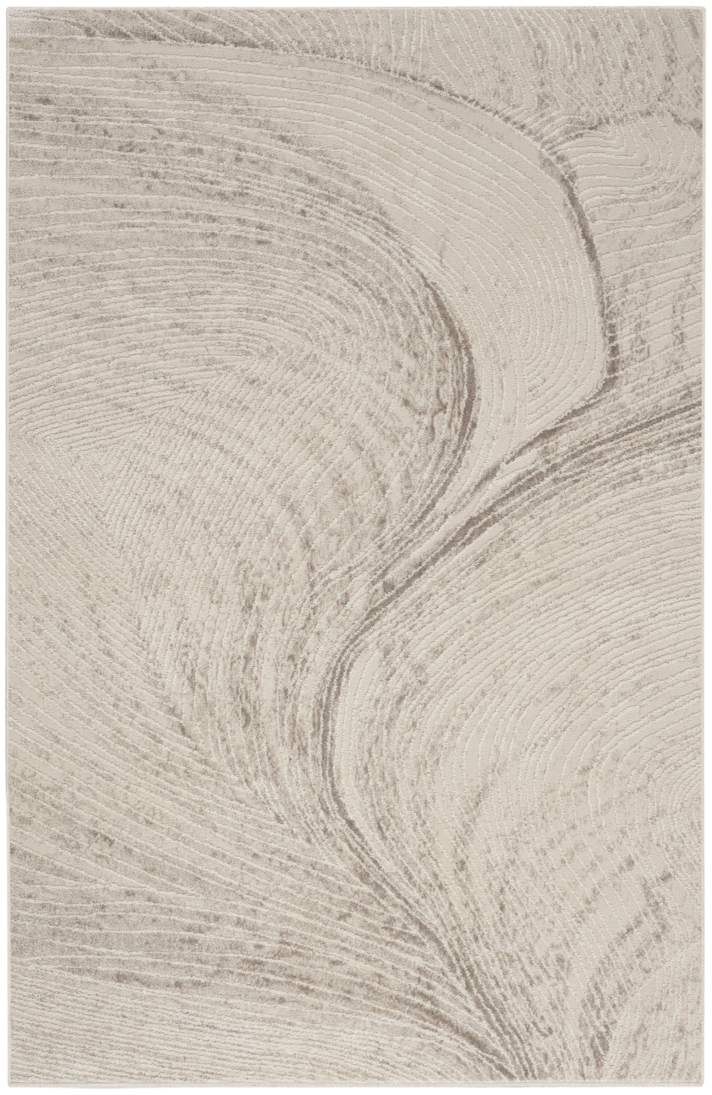 Calvin Klein CK029 Captivating CVT06 Ivory Contemporary Power-loomed Rug