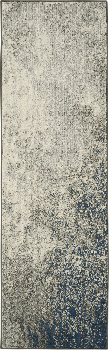 Nourison Home Passion PSN10 Charcoal Ivory Contemporary Power-loomed Rugs