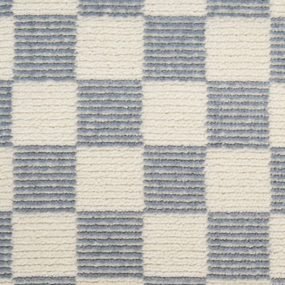 Nourison Home Serenity Home  Ivory Blue  Contemporary