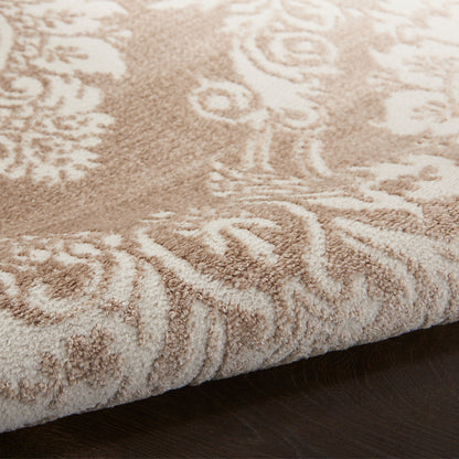 Nourison Home Elation  Ivory Mocha  Traditional