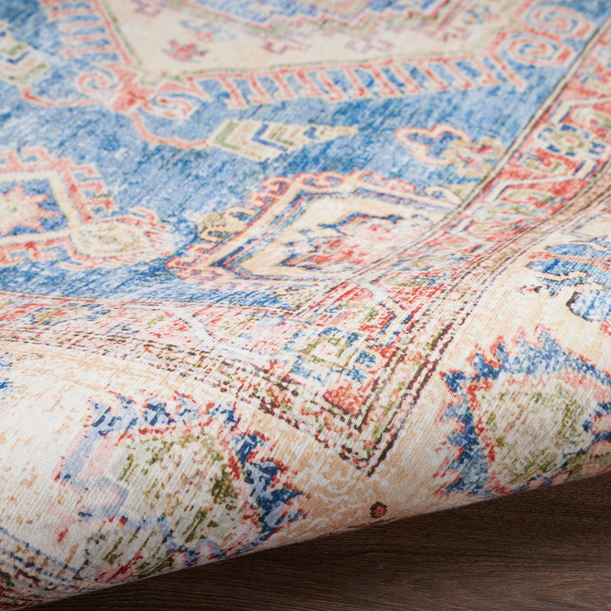 Nourison Home Fulton  Blue Ivory  Traditional