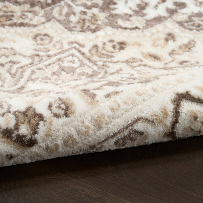 Nourison Home Dekor  Brown Ivory  Traditional