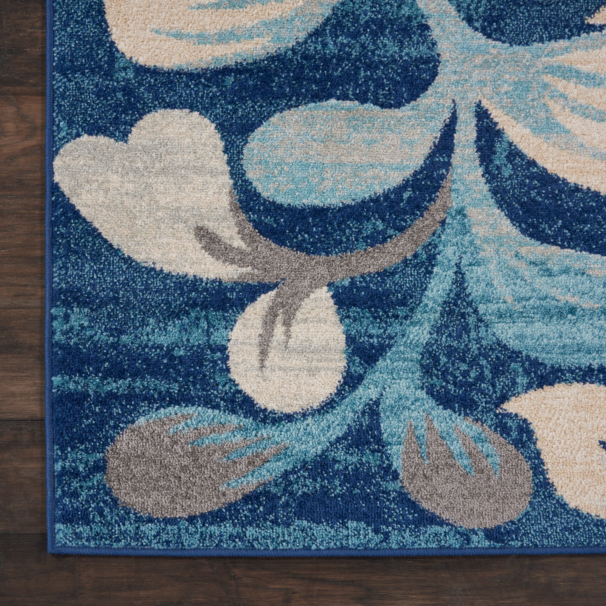 Nourison Home Tranquil  Navy  Contemporary