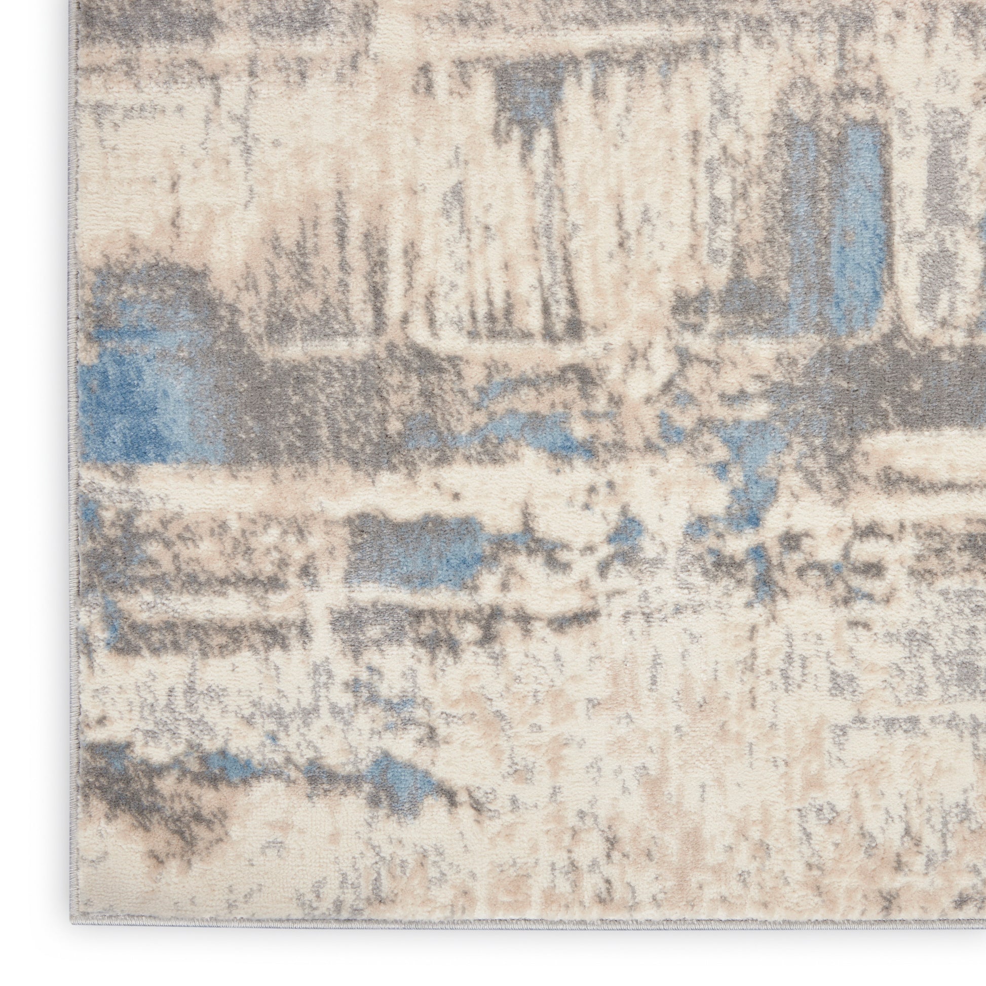 Nourison Home Solace  Ivory Grey Blue  Contemporary