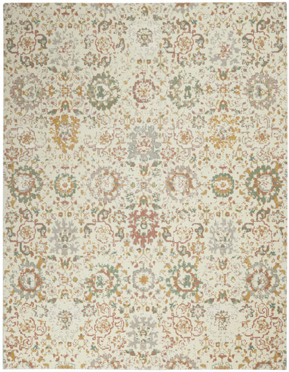 Nourison Home Twilight  Ivory Multicolor  Transitional