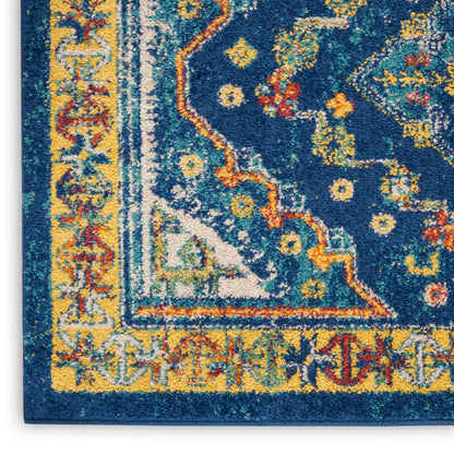 Nourison Home Allur  Navy Multicolor  Transitional