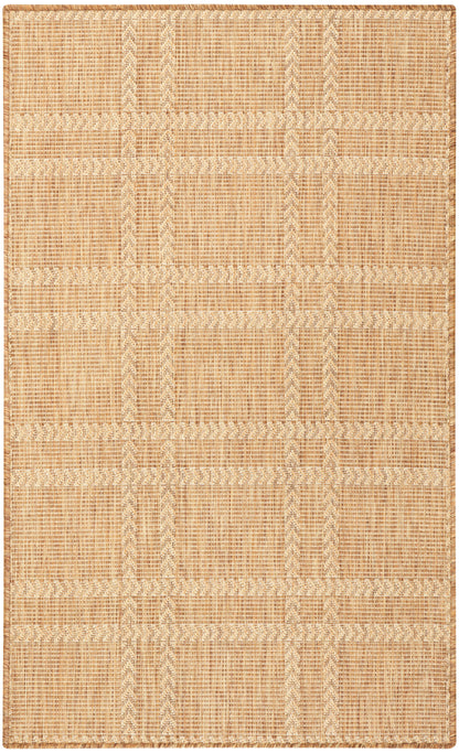 Nourison Home Horizon Indoor/Outdoor HOZ04 Natural Contemporary Power-loomed Rug