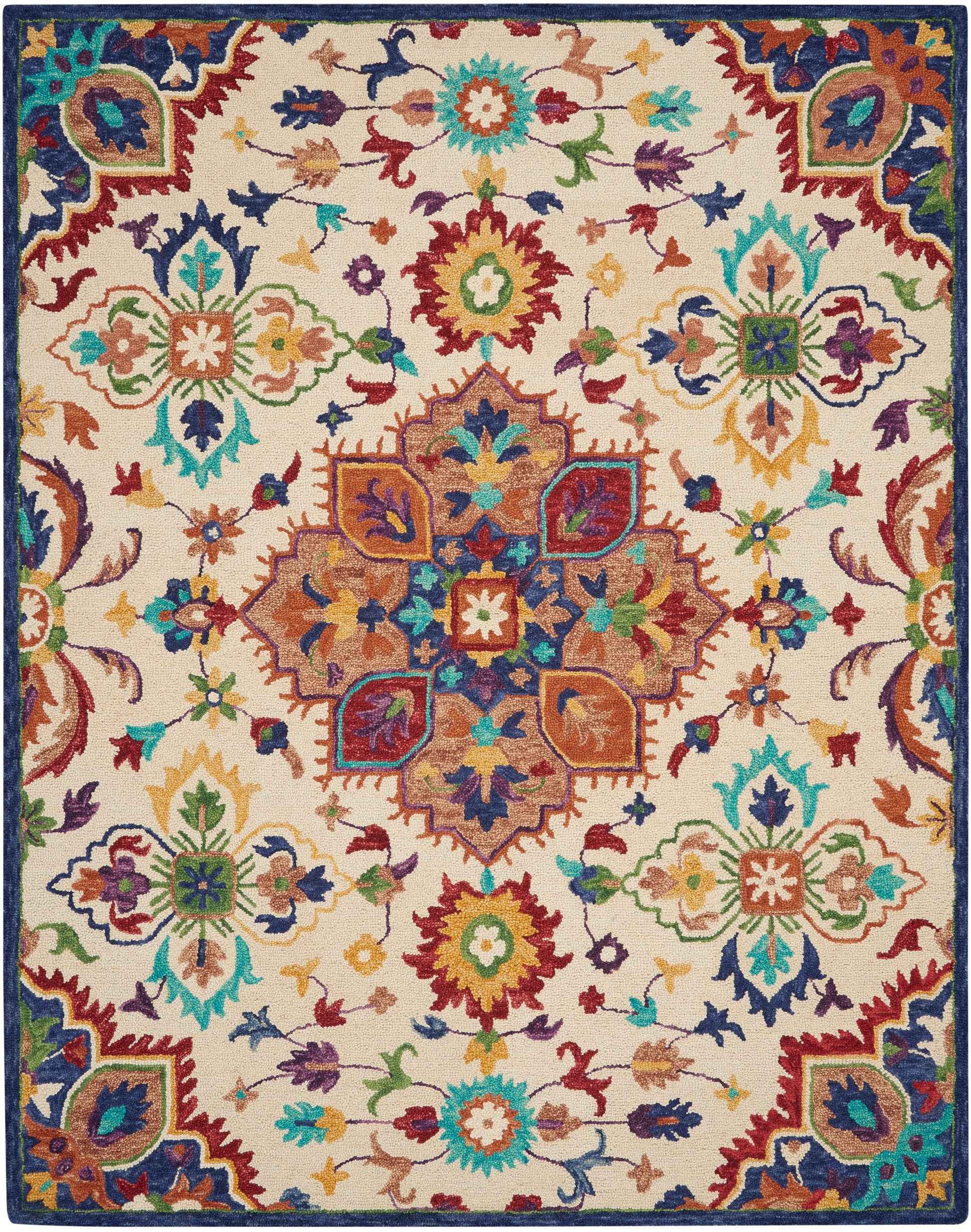 Nourison Home Bahari  Multicolor  Transitional