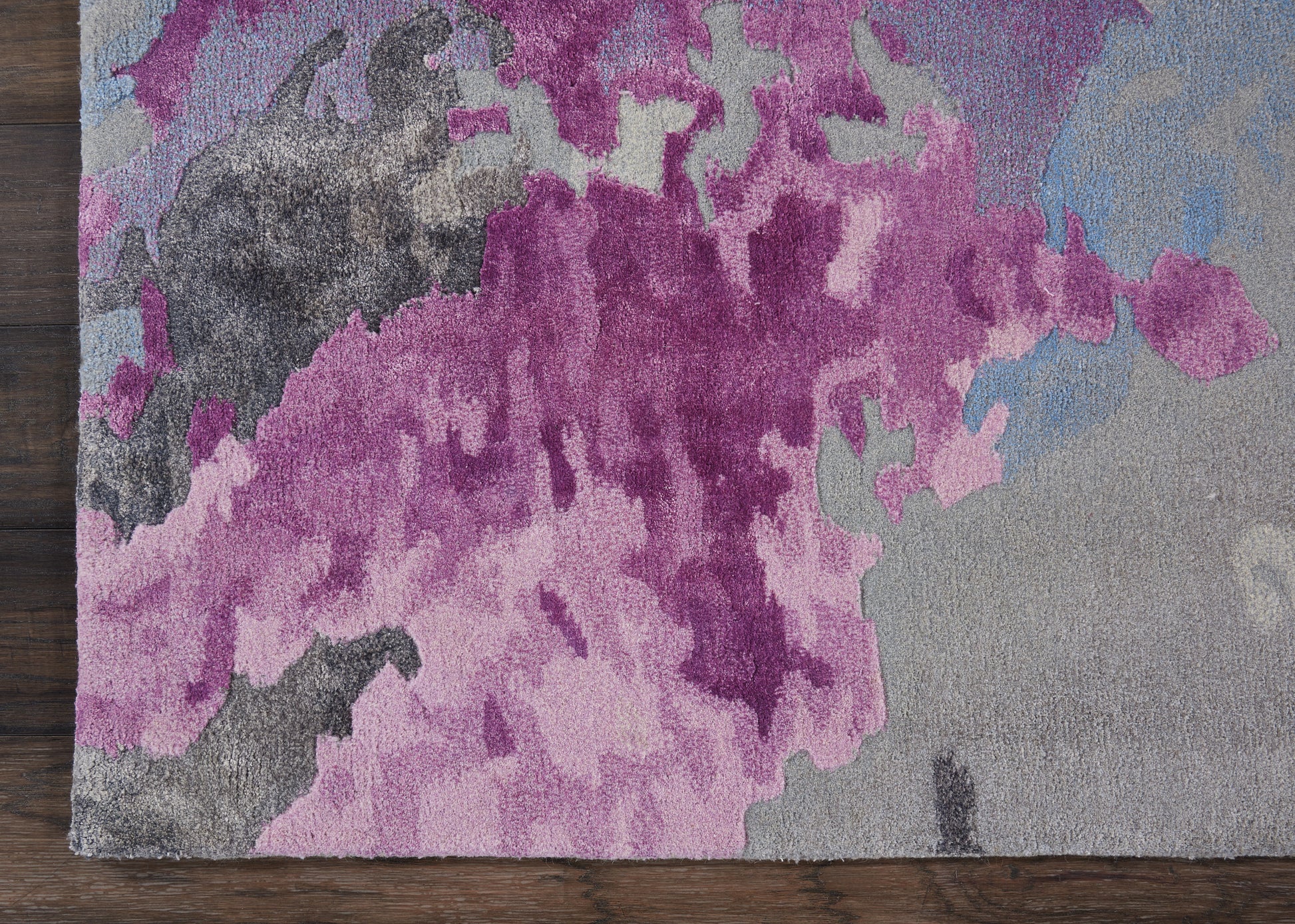 Nourison Home Prismatic  Grey Multicolor  Contemporary