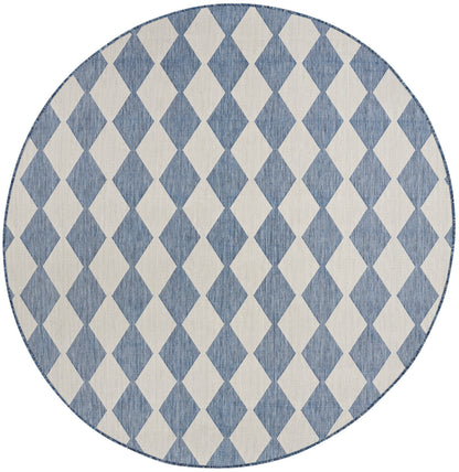 Nourison Home Positano POS04 Navy Blue Contemporary Power-loomed Rug