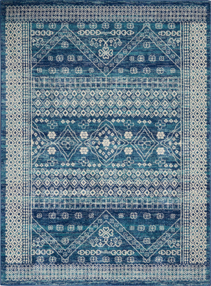 Nourison Home Passion PSN27 Navy Blue Transitional Power-loomed Rugs