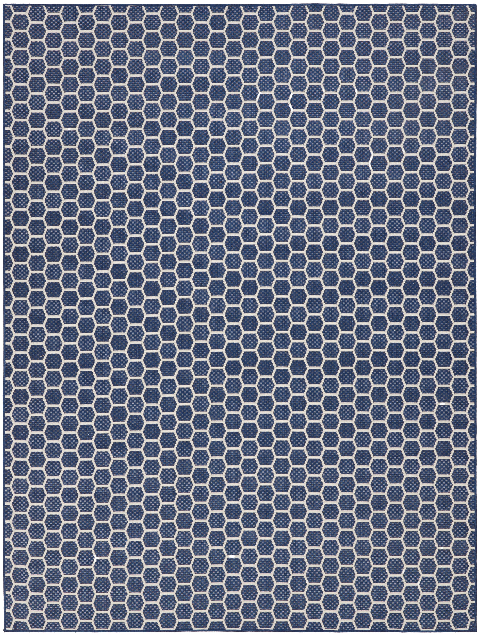 Nourison Home Twist Reversible  Navy  Contemporary