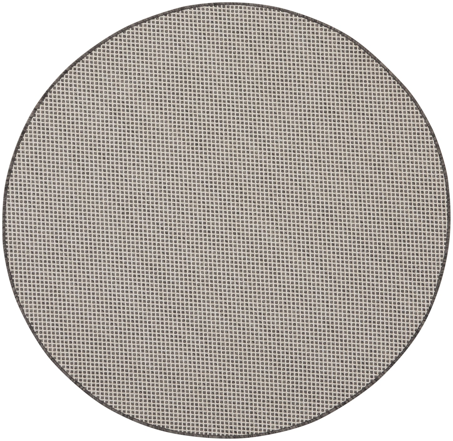 Nourison Home Courtyard COU01 Ivory Charcoal Contemporary Power-loomed Rug