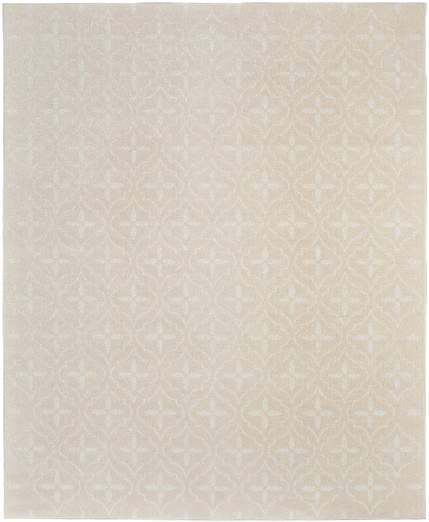 Nourison Home Nourison Essentials NRE04 Ivory Beige Contemporary Power-loomed Rug