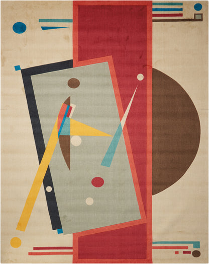 Nourison Home Modern Art  Sandstone  