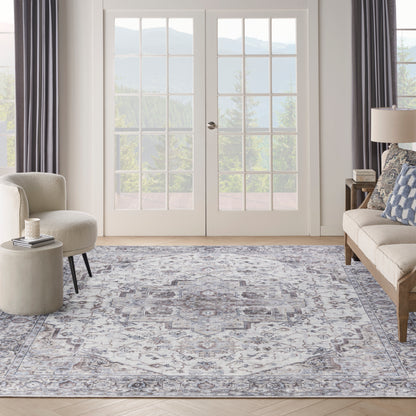 Nourison Home New Concept Washables  Ivory Beige  Traditional